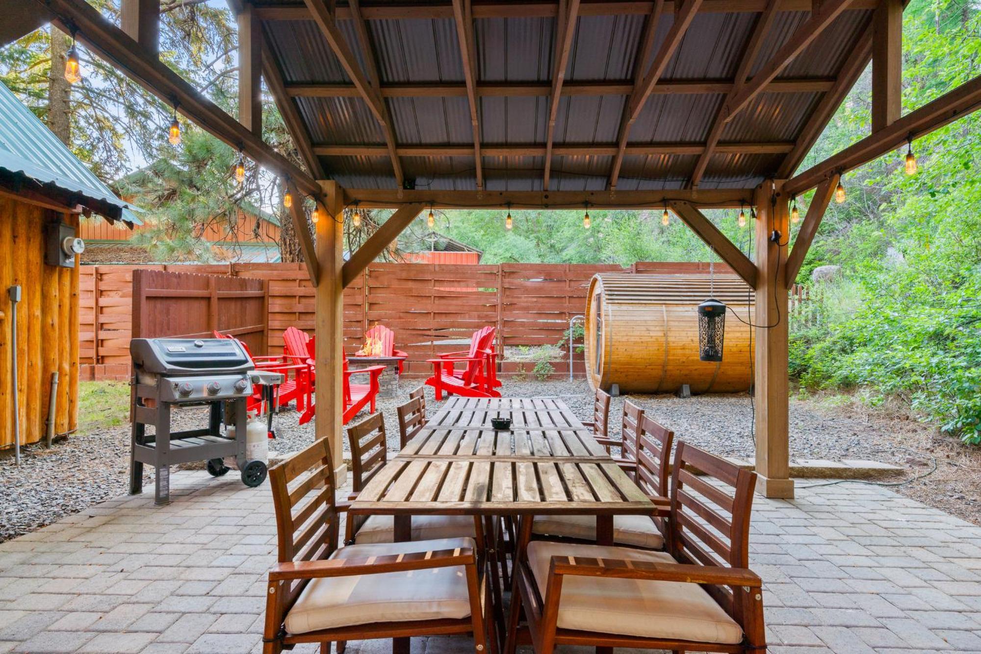 White Pass Log Cabin Luxury Retreat Rimrock Bagian luar foto