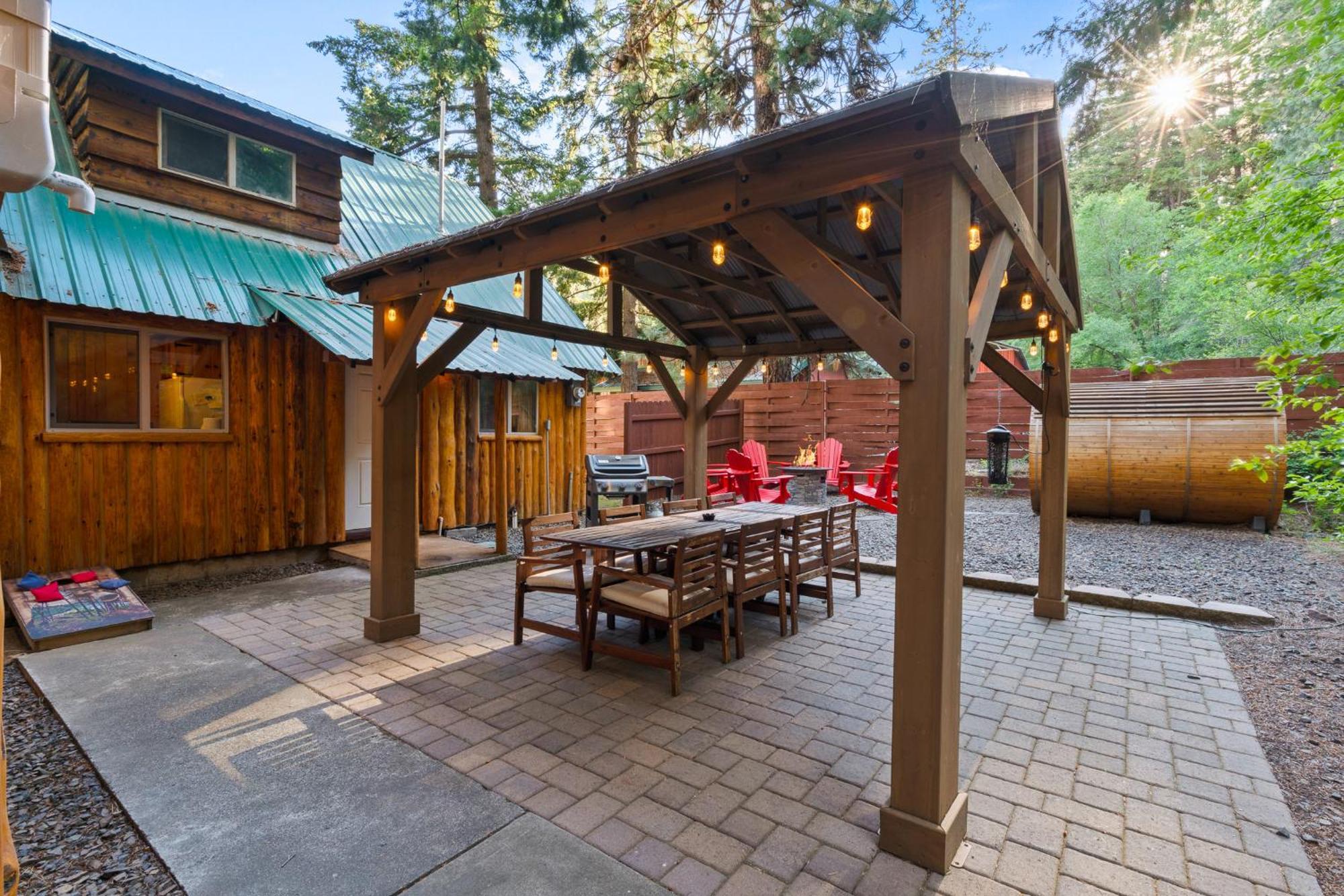 White Pass Log Cabin Luxury Retreat Rimrock Bagian luar foto