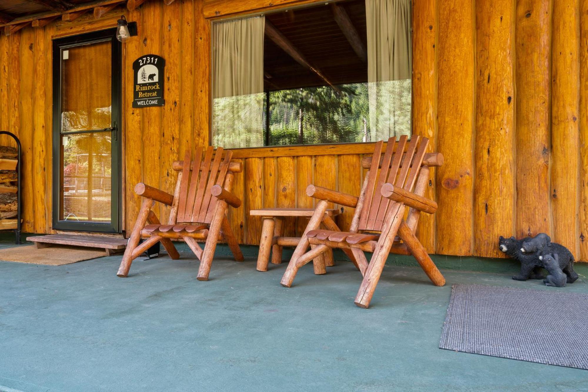 White Pass Log Cabin Luxury Retreat Rimrock Bagian luar foto