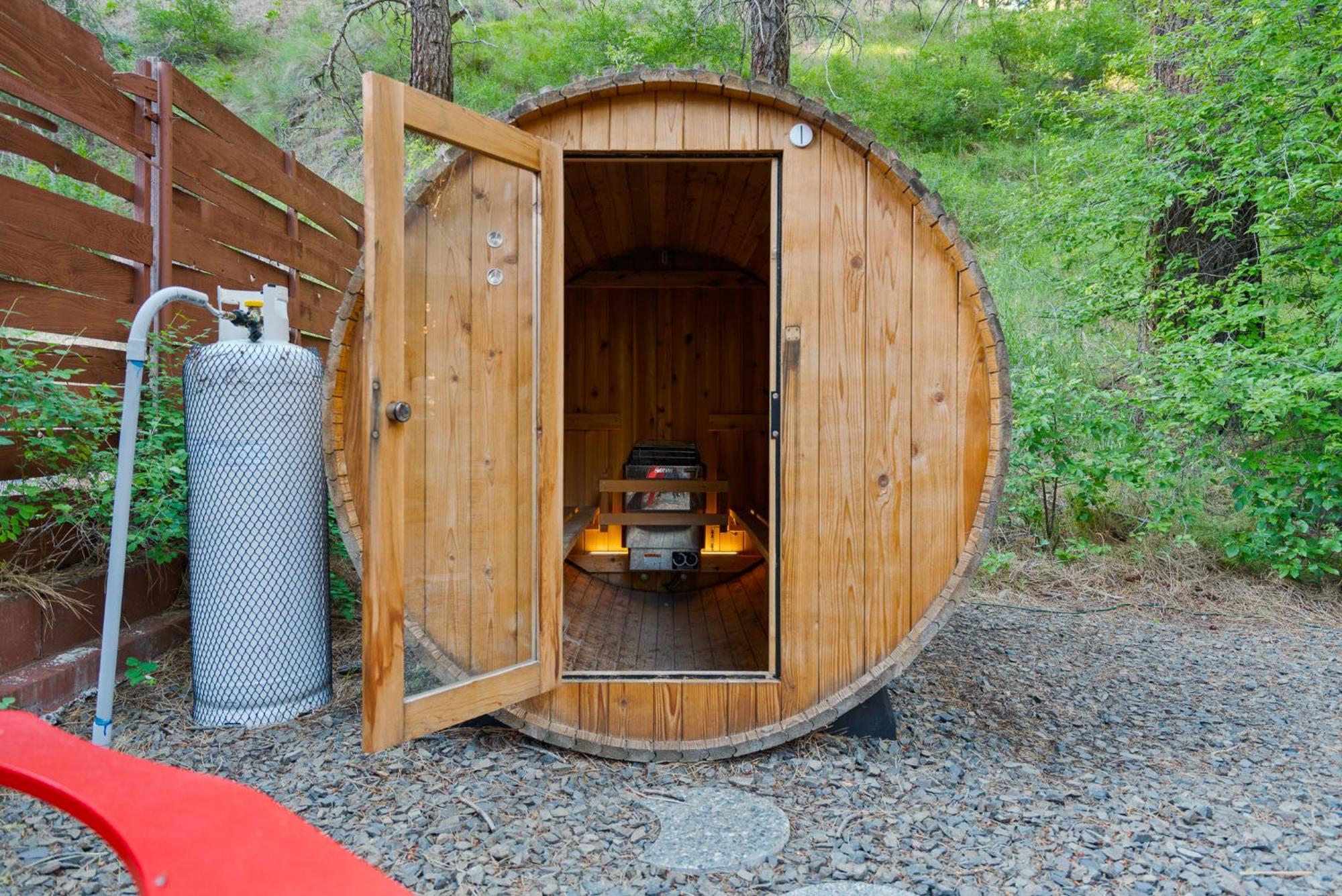White Pass Log Cabin Luxury Retreat Rimrock Bagian luar foto